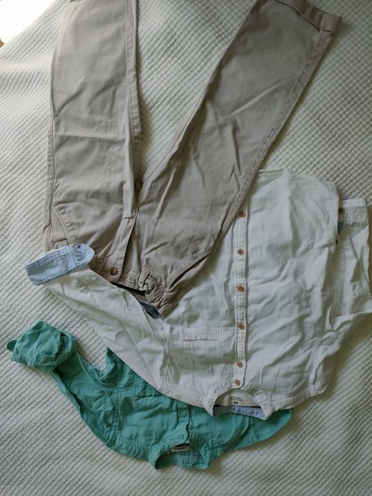Conjunto Calças e  2 Camisas (5-6anos)