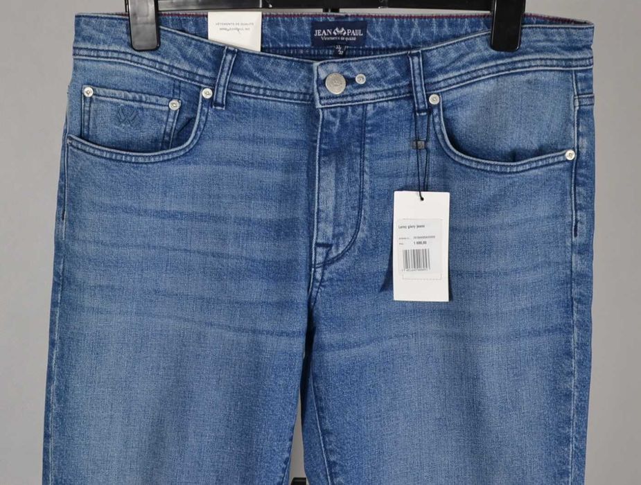 JEAN PAUL La Joie De Vivre Jeans Nowe Spodnie Męskie 33/32 Slim Fit