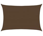 Żagiel przeciwsłoneczny, 160 g/m², brązowy, 5x6 m, HDPE vidaXL