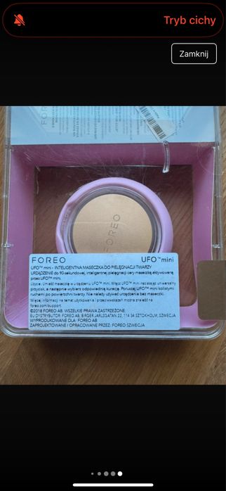 Foreo UFO Mini inteligentna maseczka do pielęgnacji twarzy