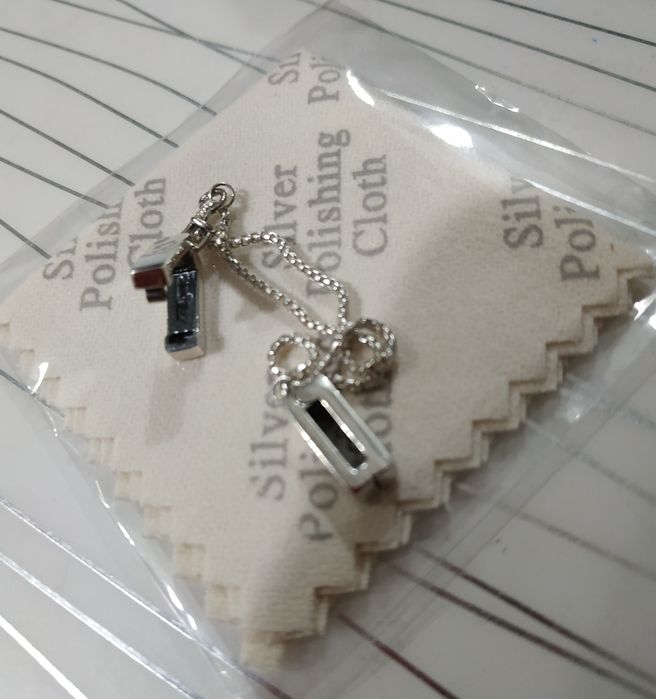 Серебряная цепочка безопасности, зажим для браслета, серебро 925 пробы