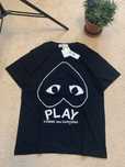 Футболка CDG play черная