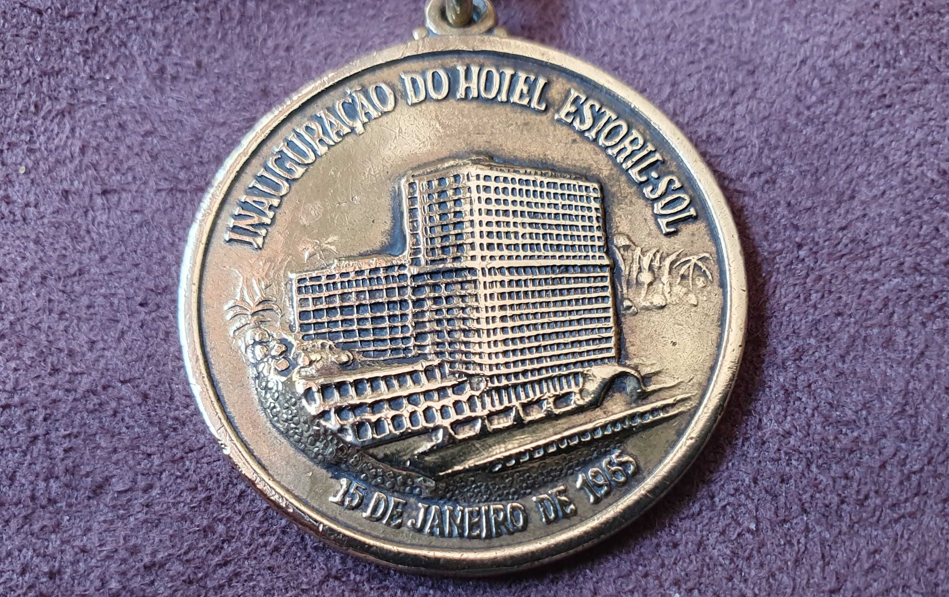Raro Porta-Chaves da inauguração do Hotel Estoril-Sol - 1965