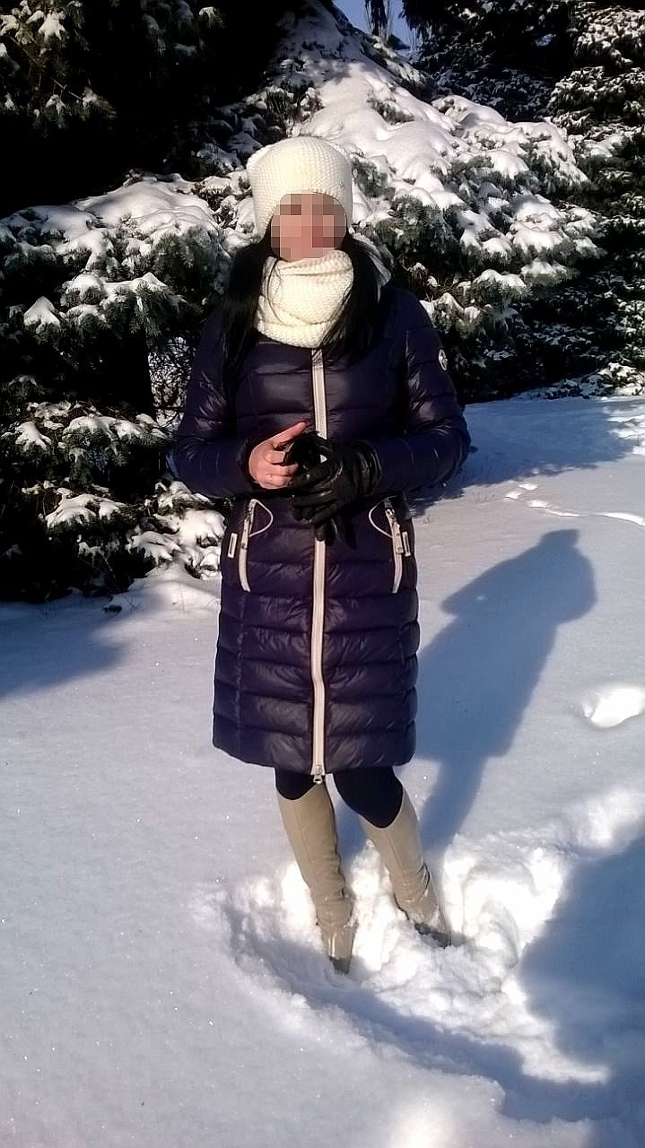Зимний тёплый пуховик