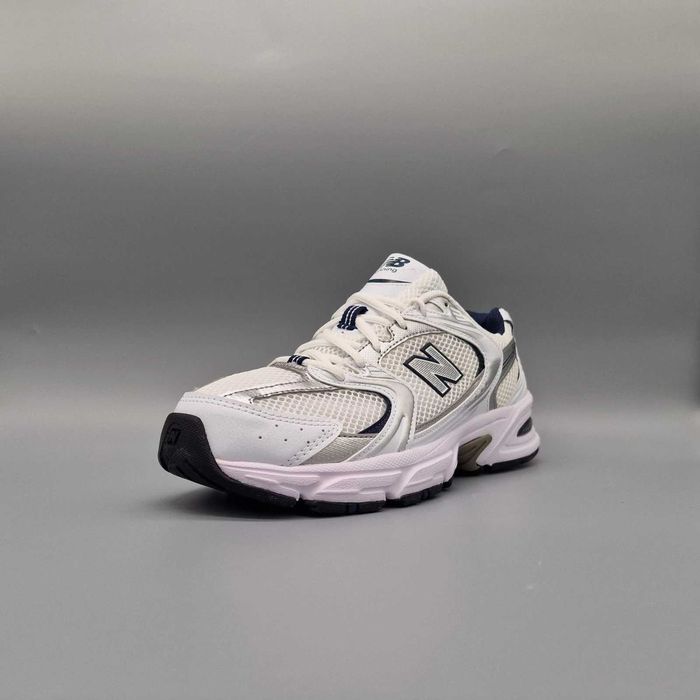 New Balance 530 białe srebrne granatowe MR530SG GR530SB1