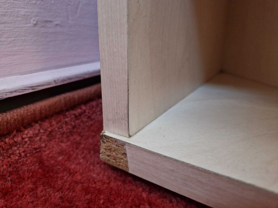 Tanie duże biurko dla nastolatka / biurowe narożne jasne -  buk