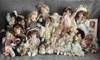 Coleção de bonecas de porcelana