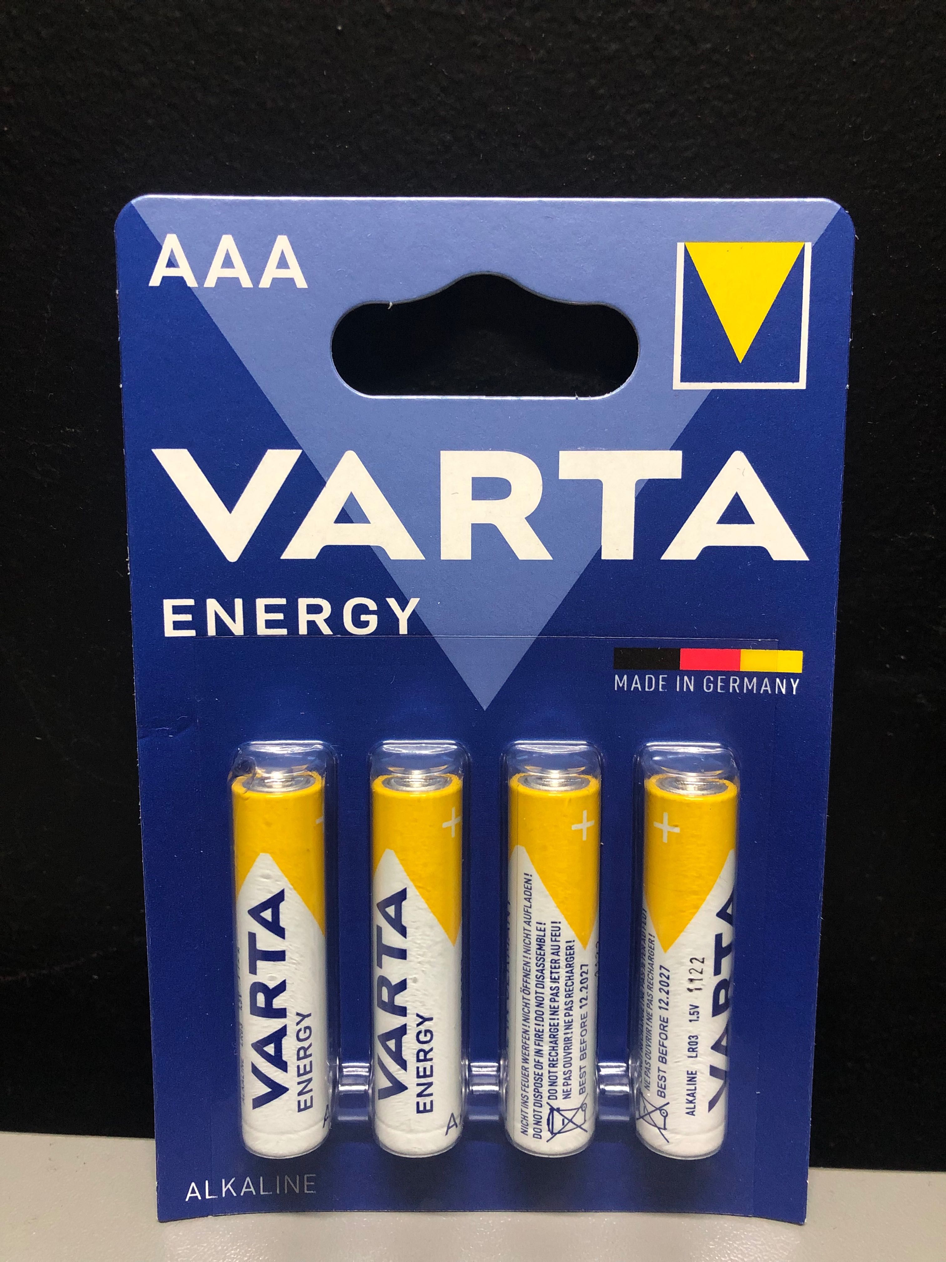 ОПТ Батарейки Varta Alkaline AA та AAA термін до 2027р