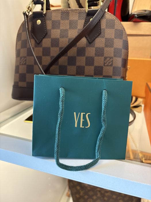 Mała torba papierowa YES zielona