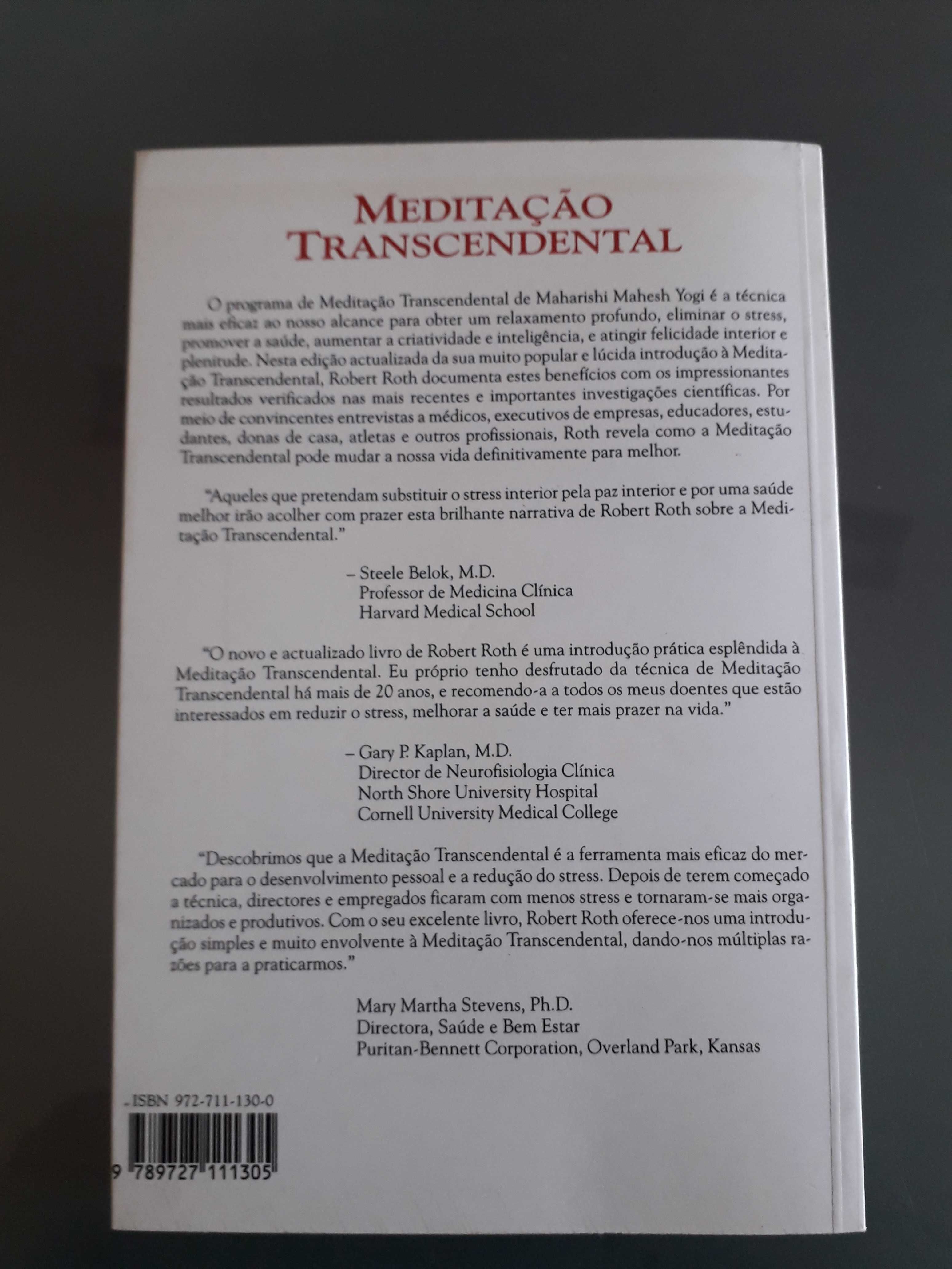 Livro "Meditação Transcendental"