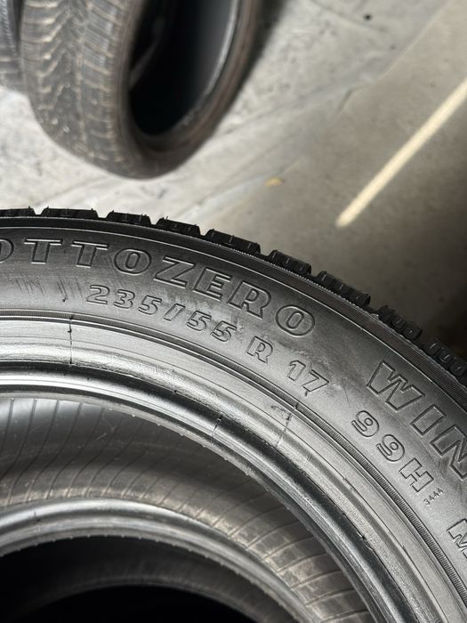 235/55/17 pirelli шини б/у зимня склад резина пара
