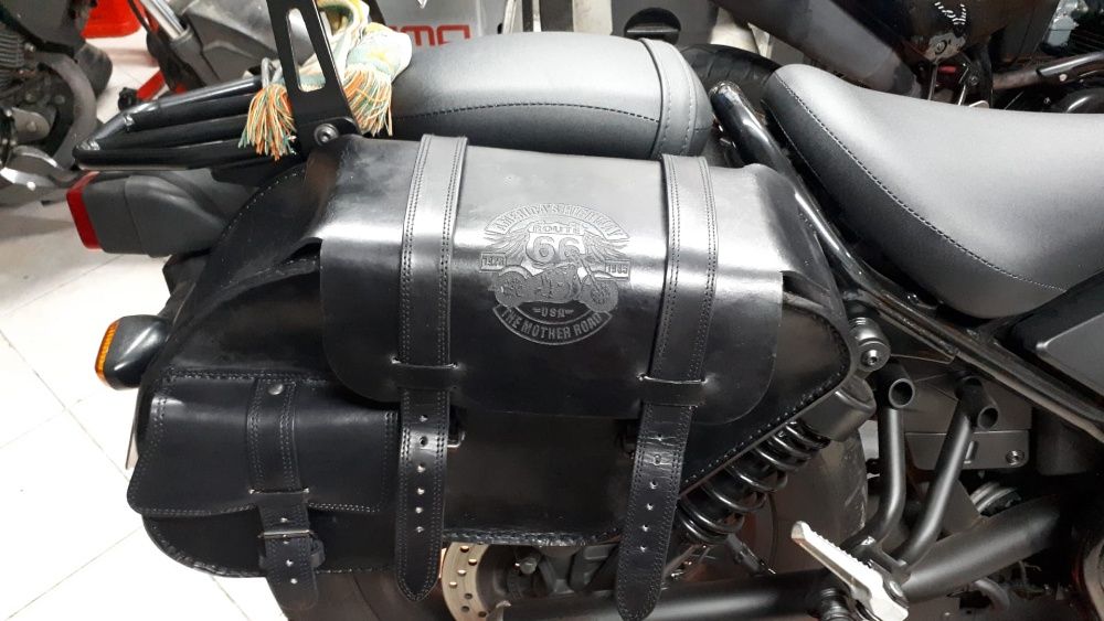 Alforge/Mala artesanal de qualidade superior em couro vintage