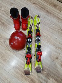 Narty buty narciarskie kask Wedze Rossignol 80 cm 19.5 cm 235mm