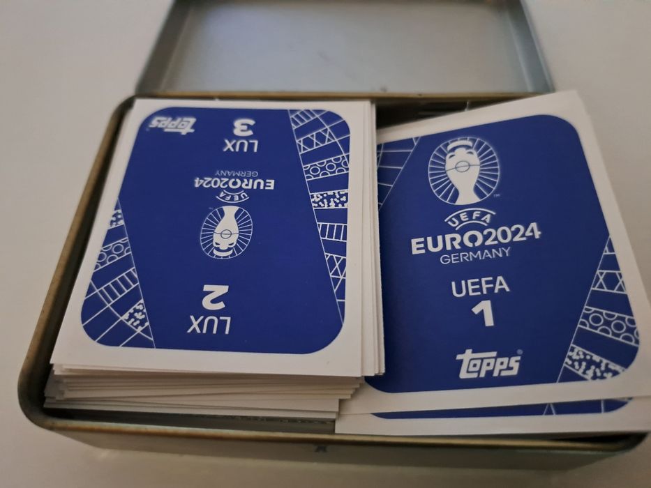 Naklejki topp euro 2024 zestaw 20 szt. w tym SP