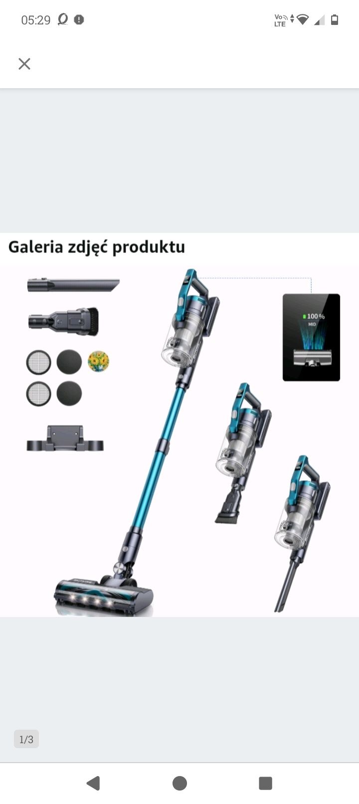 Odkurzacz pionowy Bütüre