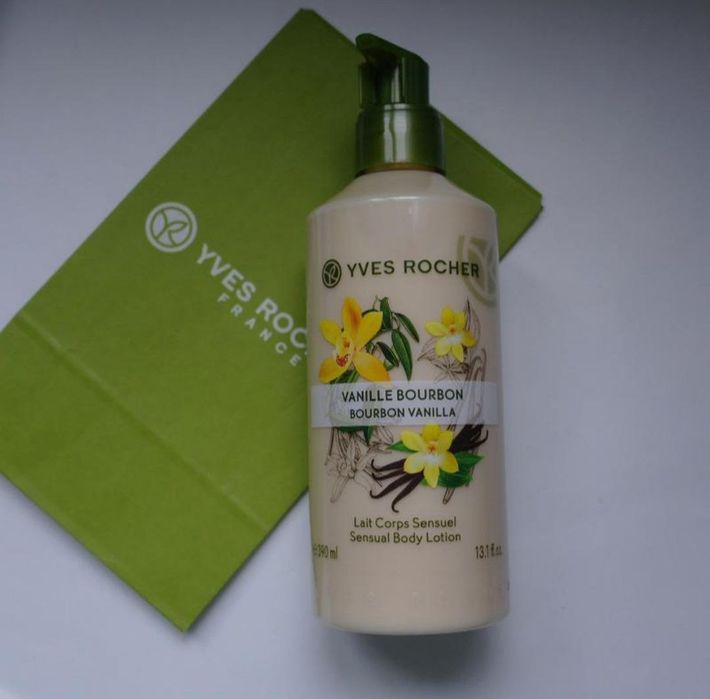 Молочко для тіла бурбонська ваніль 390 мл ів роше yves rocher