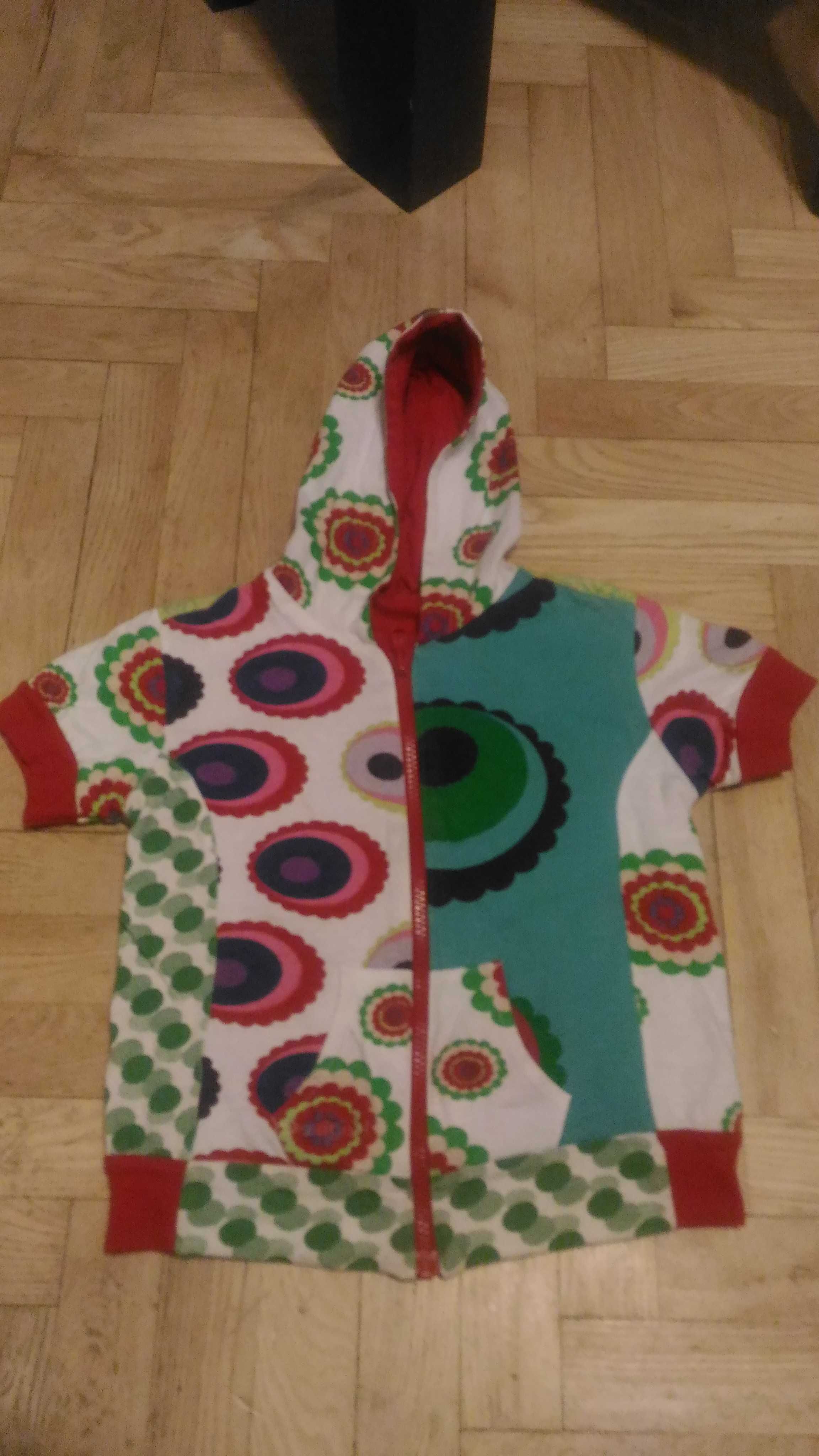 Bluza dwustronna Desigual krótki rękaw 116 - 120