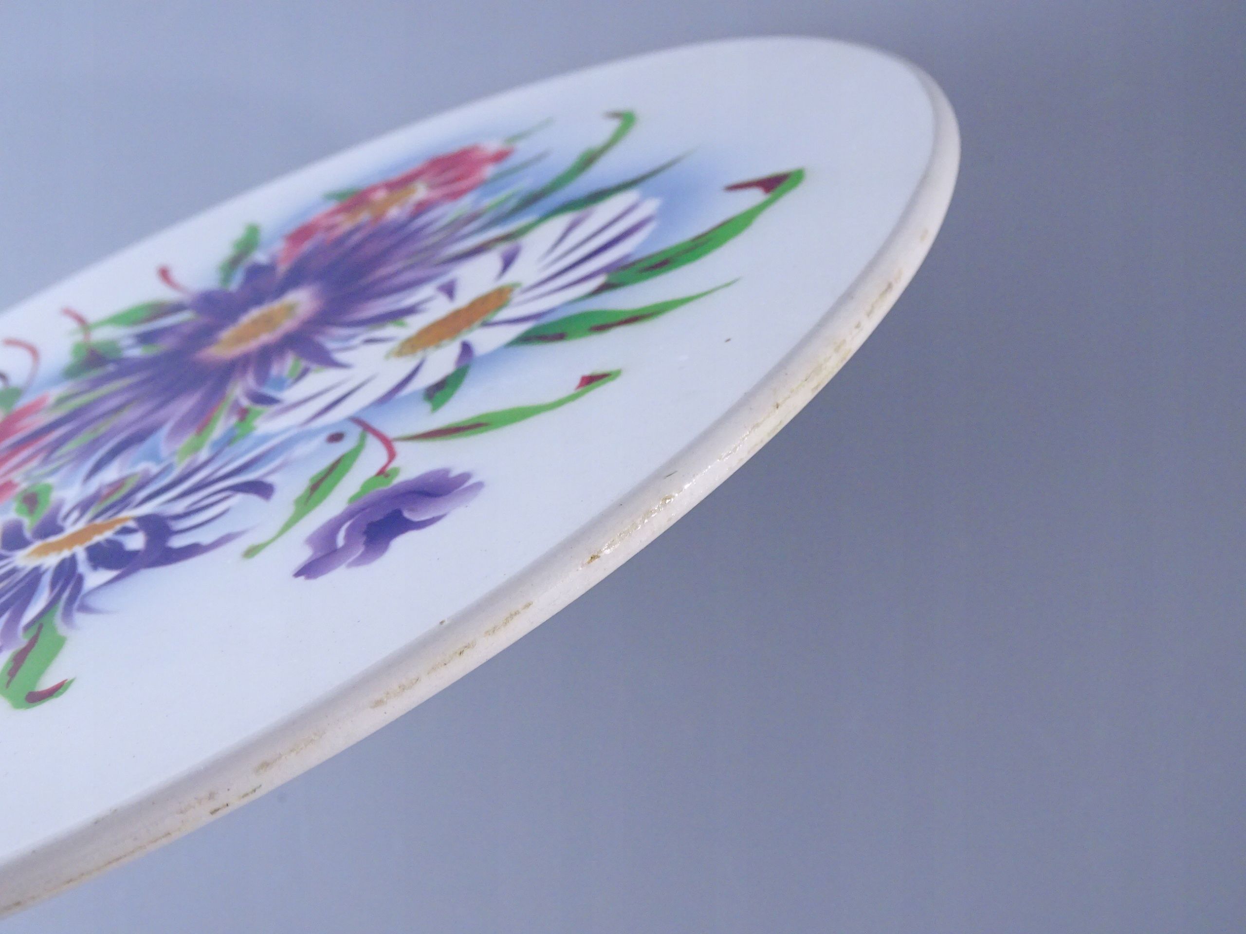 piękna 100 letnia ceramiczna taca tortownica