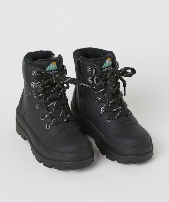 Ботінки чобітки чоботи черевики ботинки утеплені H&M 28р 29р