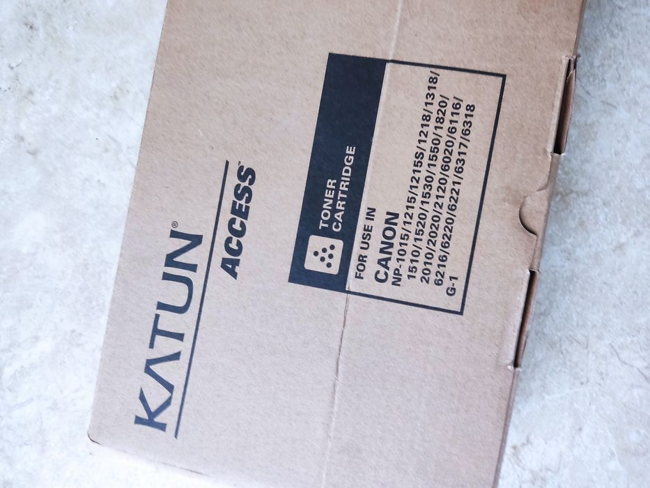 Тонер CANON NP-1215 (туба 190г, 15022969) KATUN