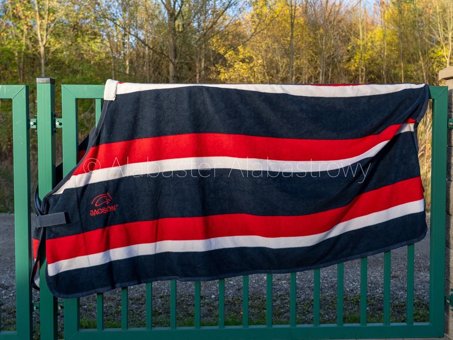 Derka polarowa Jacson w pasy 145 cm