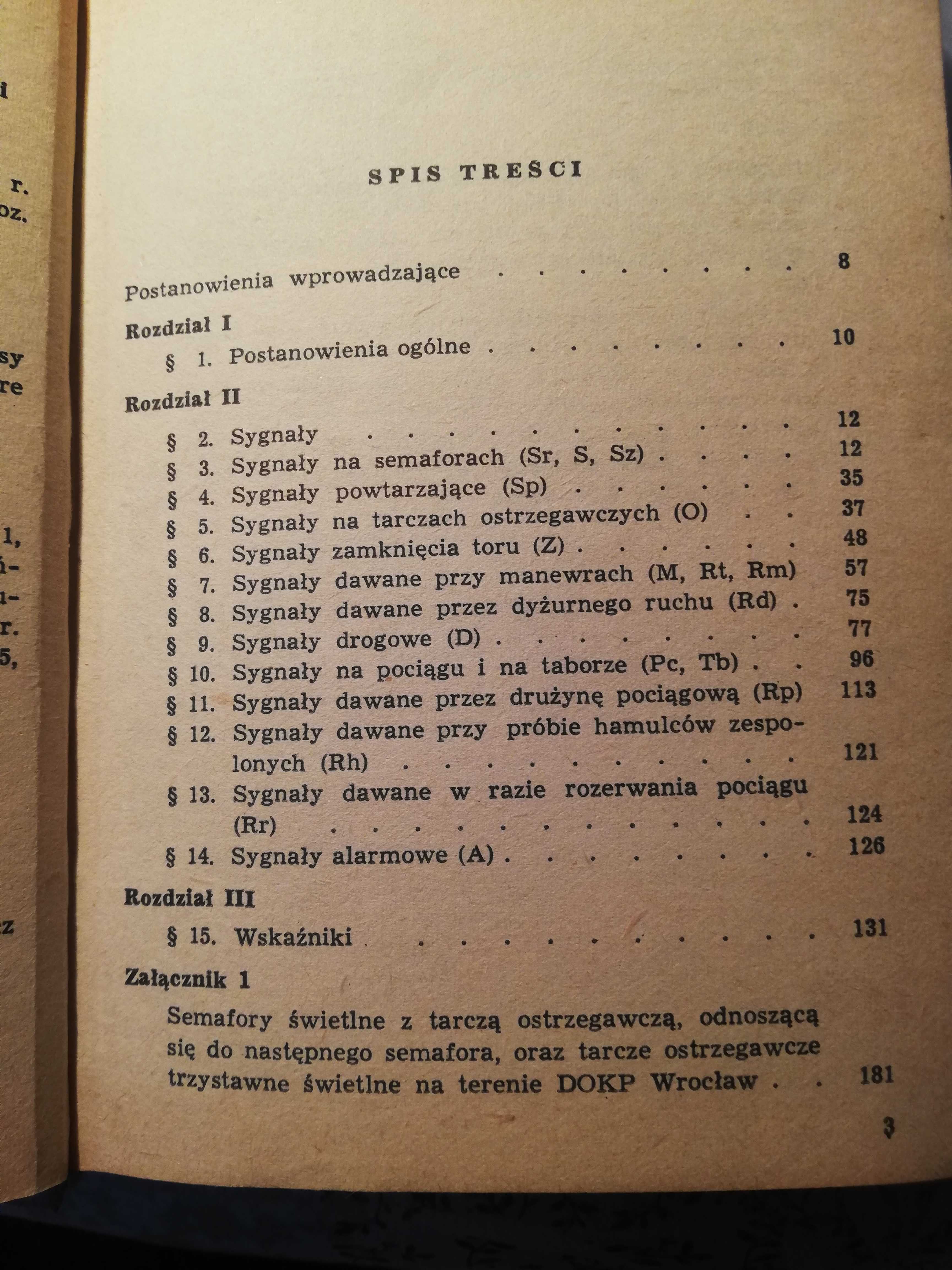 PKP Przepisy Sygnalizacji E1 z 1975r