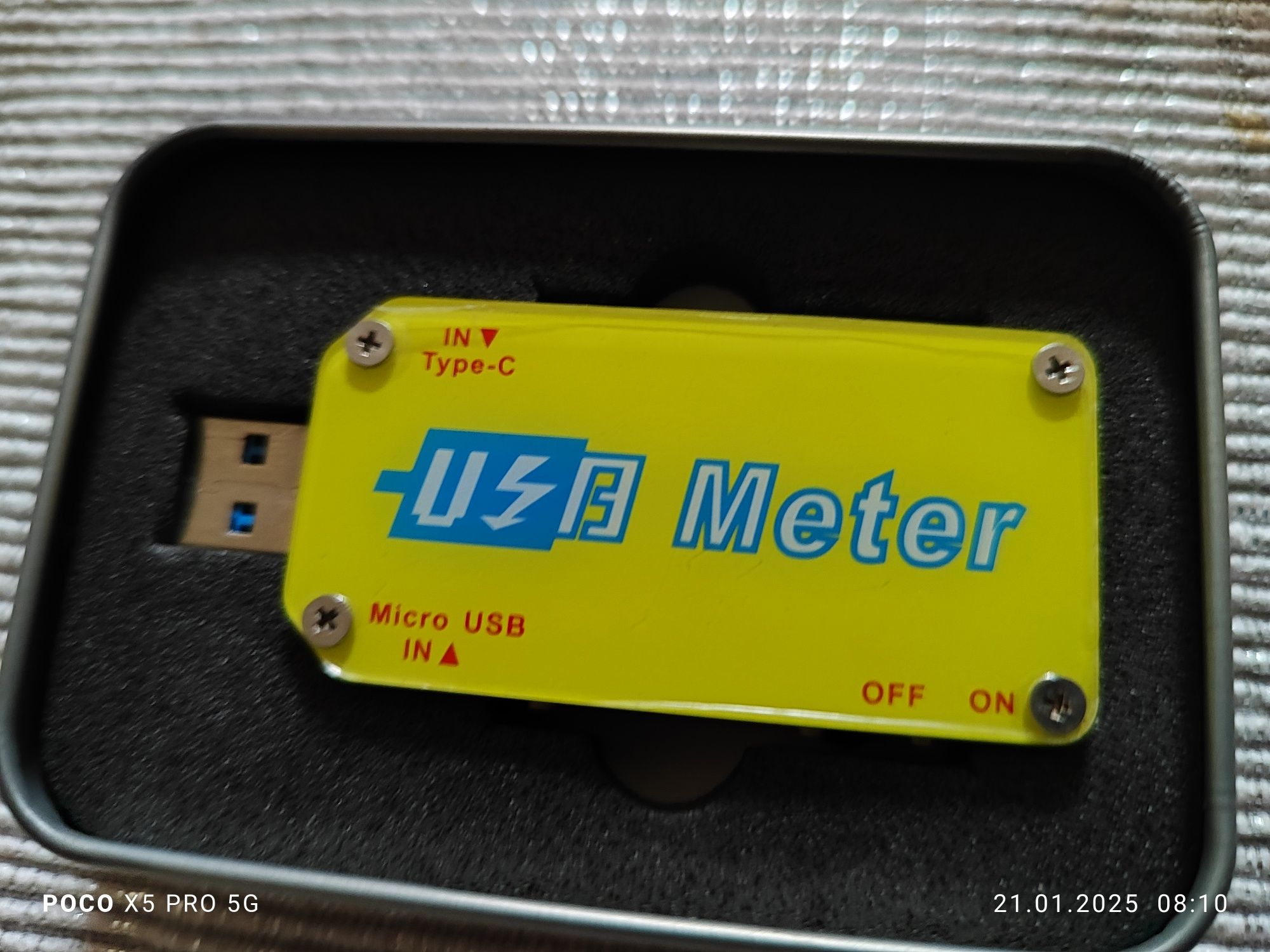 Miernik napięcia i prądu USB 3.0 UM34C + BT