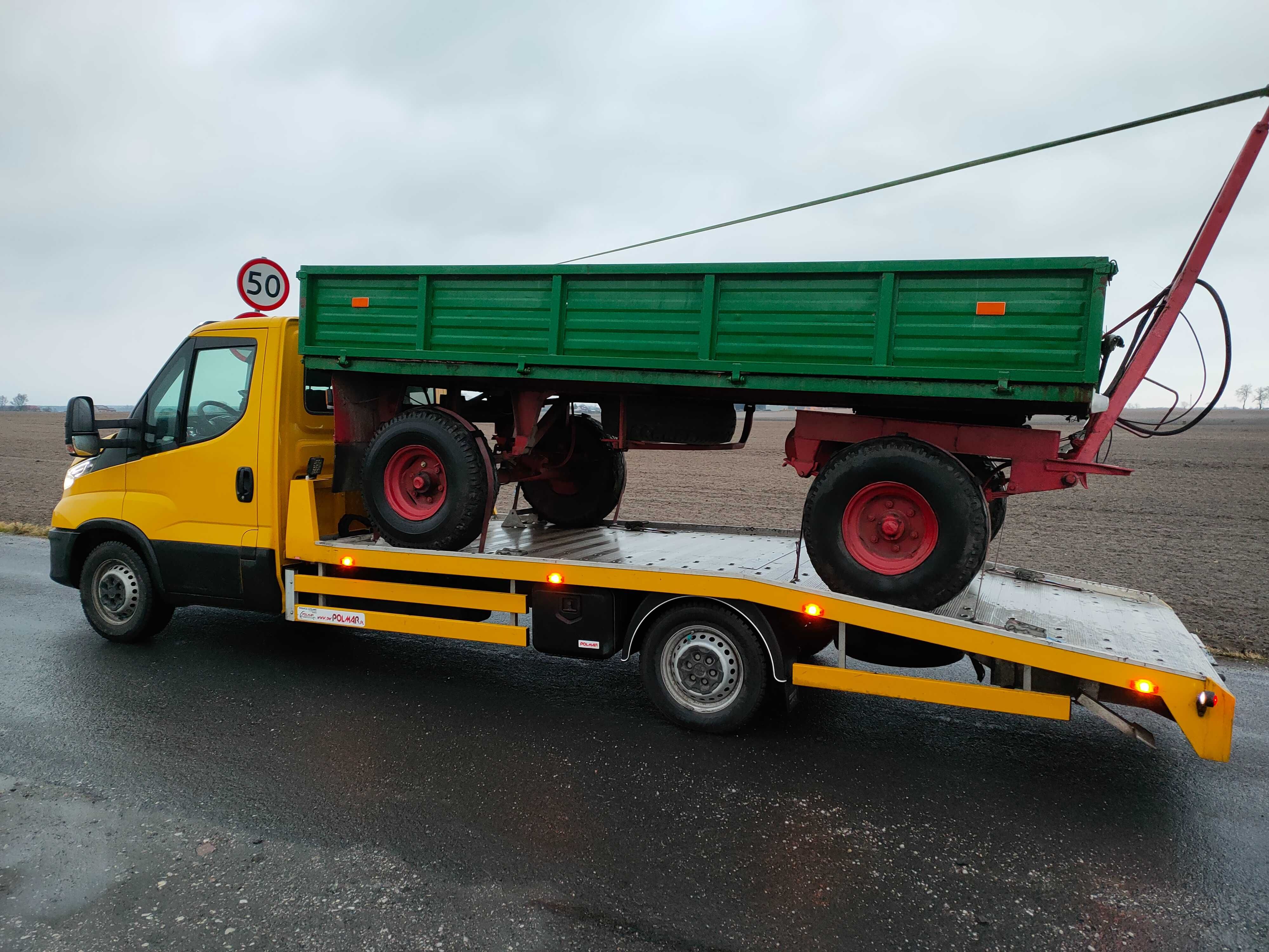 Wynajem wypożyczalnia autolaweta laweta Iveco Daily 3.0 kat. B E-TOOL
