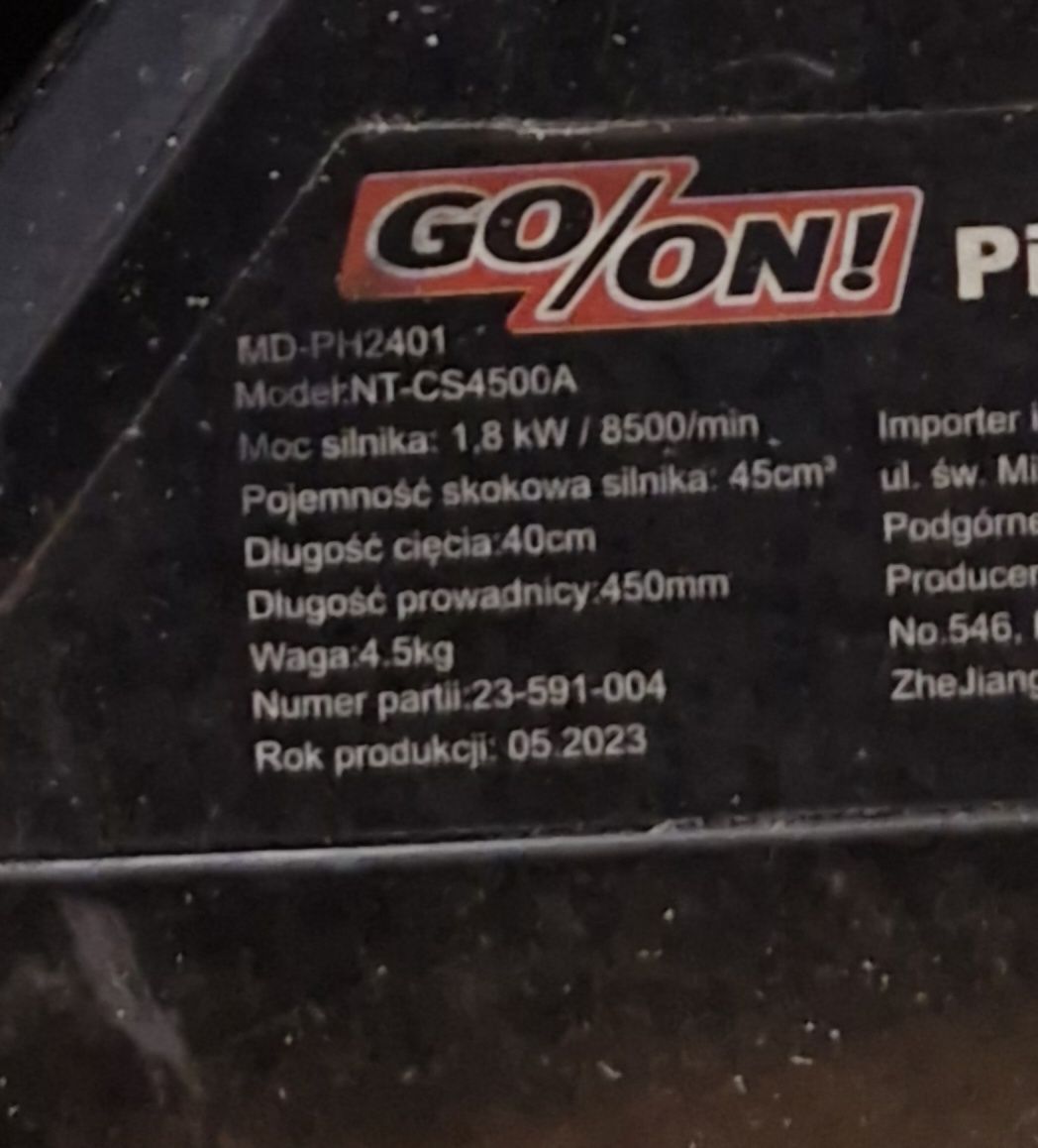 Piła spalinowa GoOn Stan bdb mocna 1.8kW