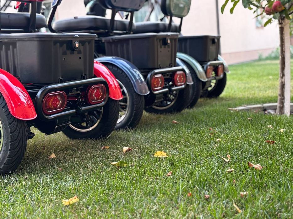 Трицикол CORCO《LOGAN 》Двигун 1000-1200W Батарея 72V-23Ah Доставка.