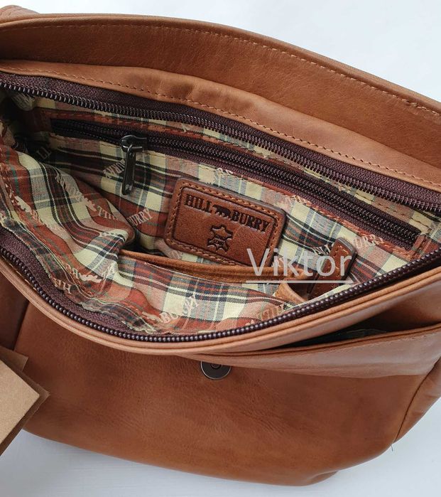 Мужская кожаная сумка Hill Burry 3161. Германия. Шкіряна сумка