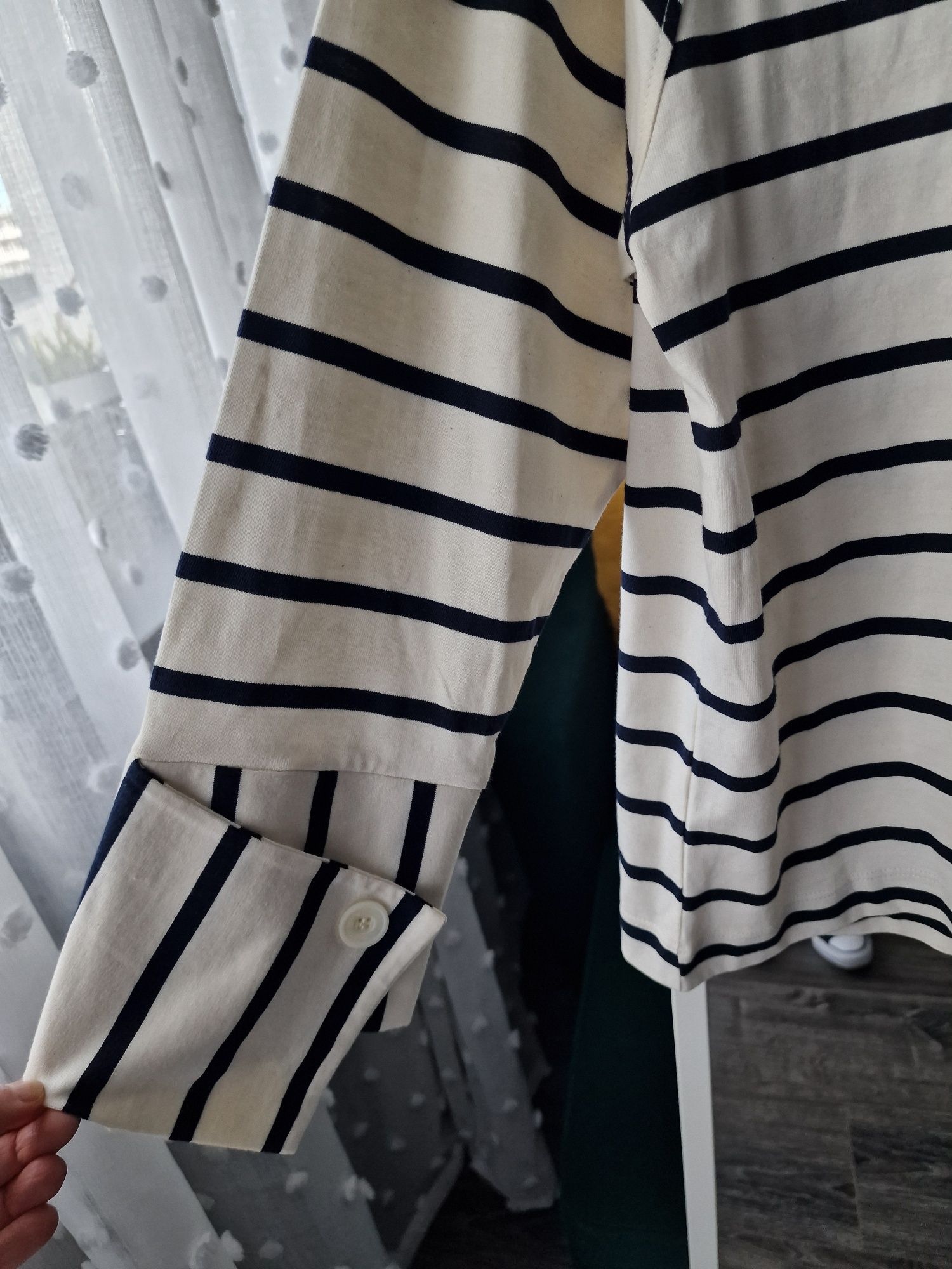 Zara bluza w paski z mankietami nowa oversize  cudo