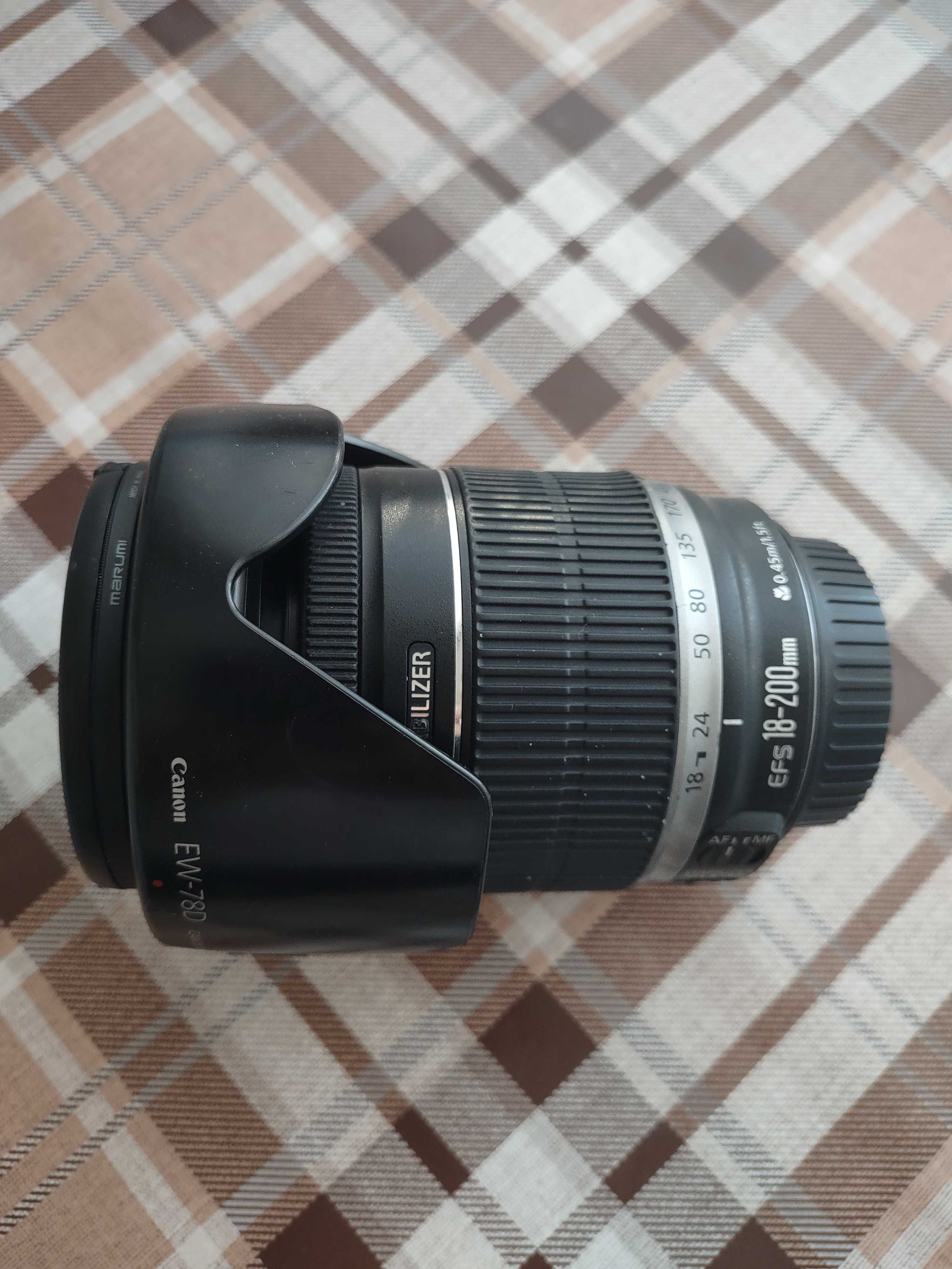 Canon EF-S 18-200mm f/3.5-5.6 IS на запчастини