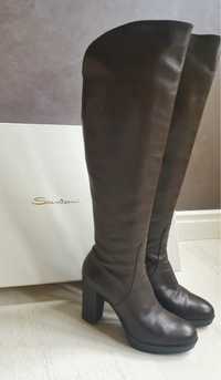 Ботфорты кожаные Santoni, оригинал, Santoni boots