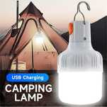 Lampka LED 120W z Mocnym Akumulatorem Kemping Namiot
