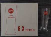 6 copos Super Bock 20cl