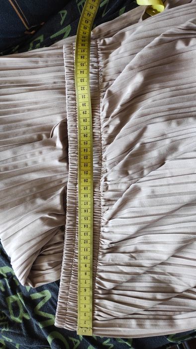 Брюки палаццо плиссе