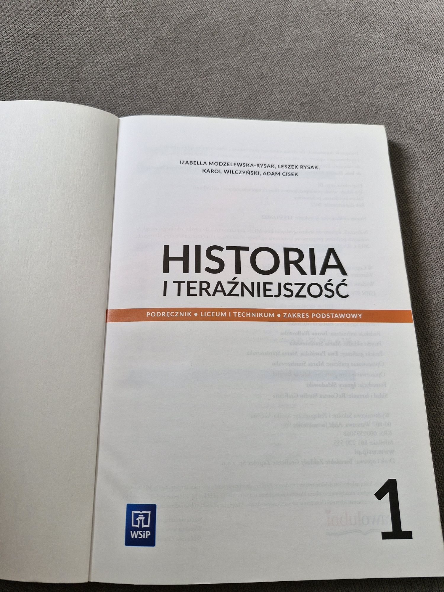 Historia i teraźniejszość 1