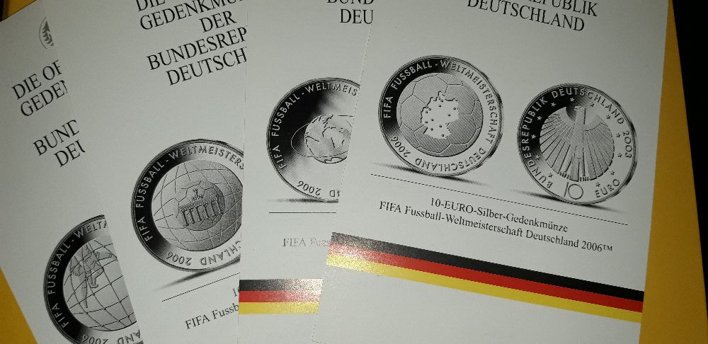 Moedas Fifa 2003/4/5/6 Proof