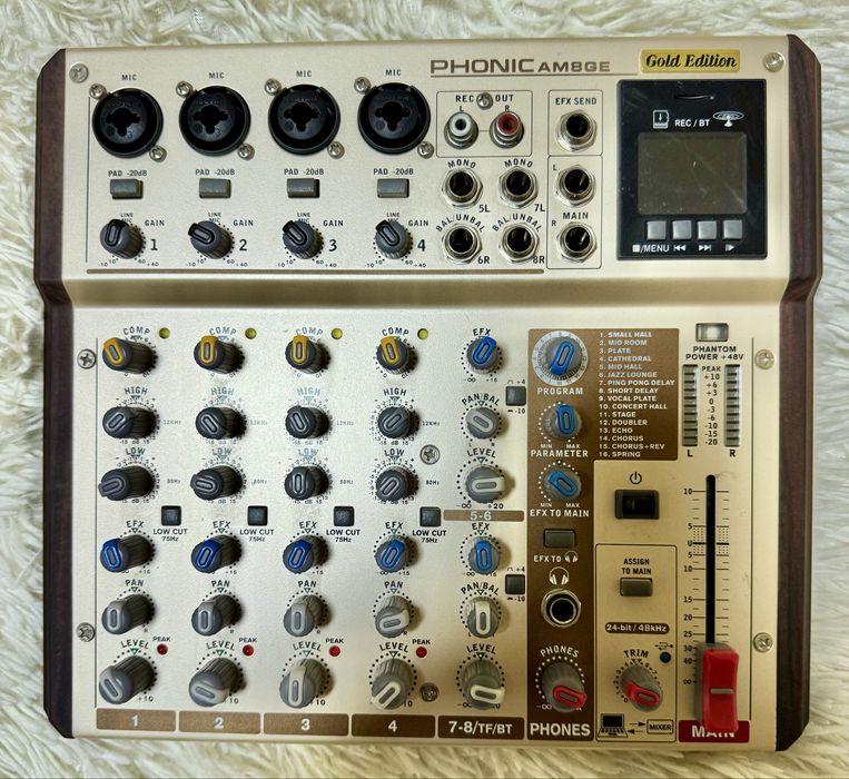 Мікшер Phonic AM8GE Gold Edition (микшерный пульт)