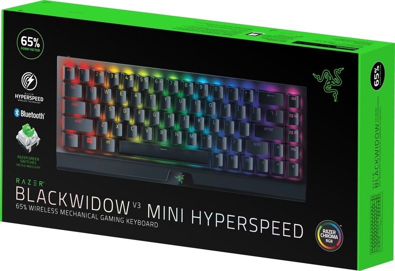 Клавиатура беспроводная Razer BlackWidow V3 Mini Hyperspeed