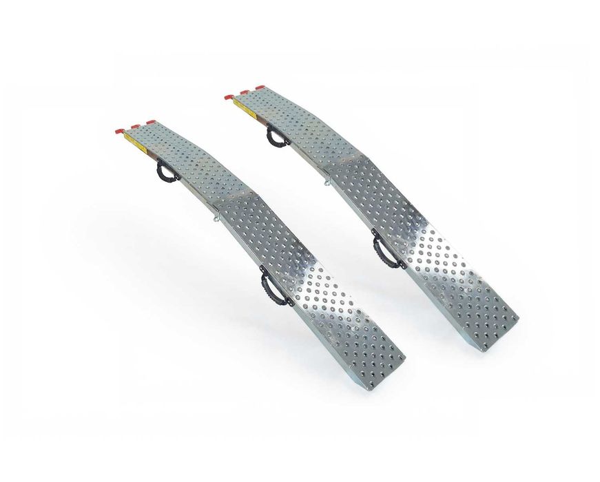 Składane Rampy Najazdy 196cm 800kg do Motocykla Kosiarki Przyczepy