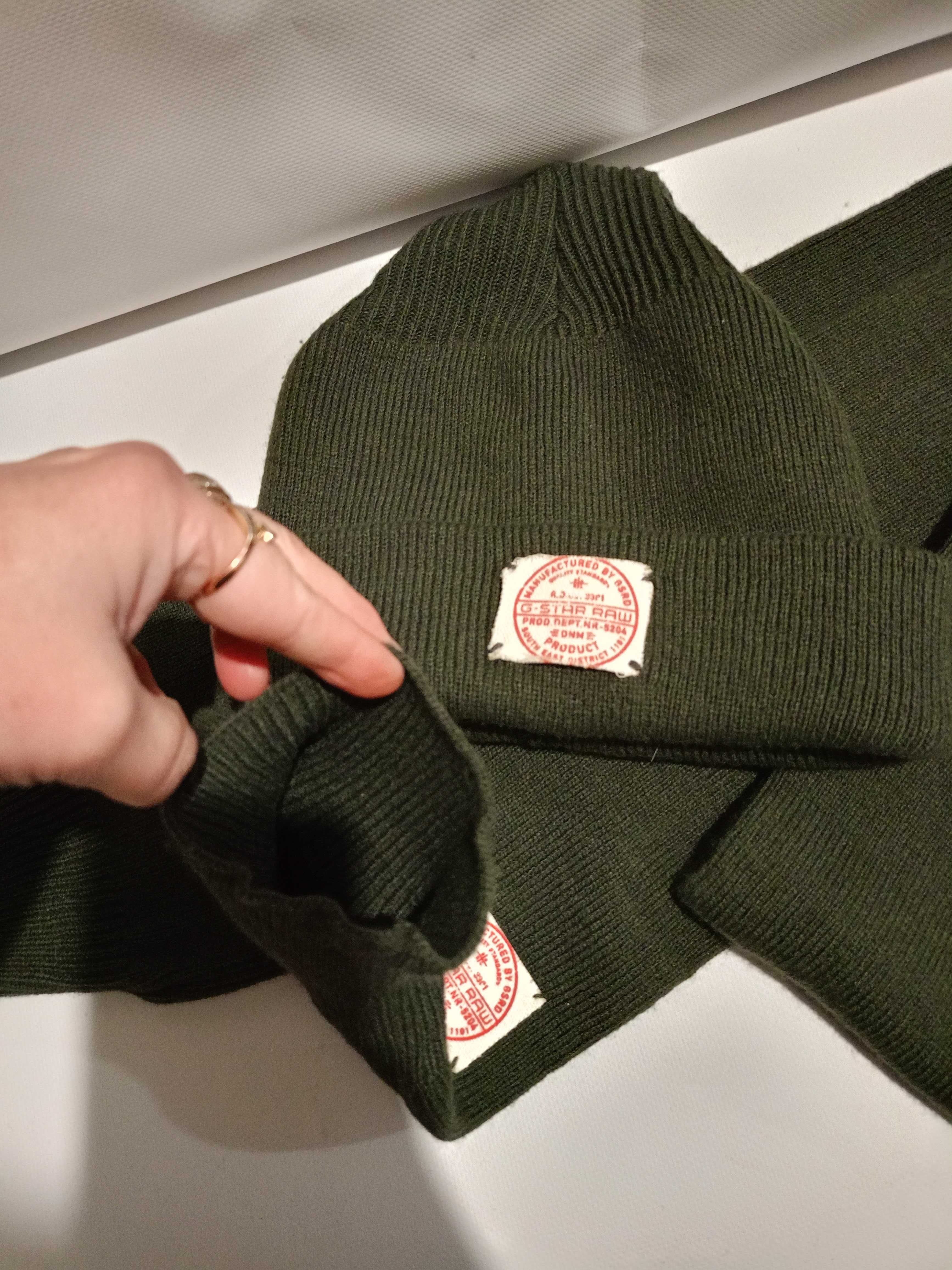 Шапка и шарф в составе шерсть G-Star Raw