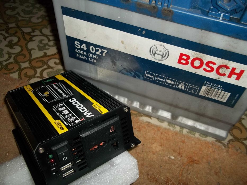 инвертор 3000 W (новый - поможет при отсутствии света