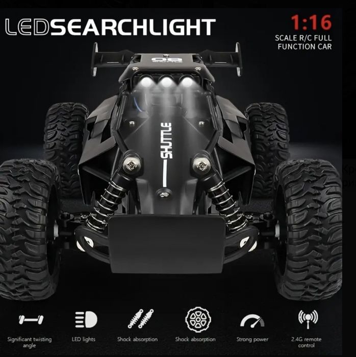 Радіокерована машинка позашляховик Hotdeer Off-Roader пульт авто баггі