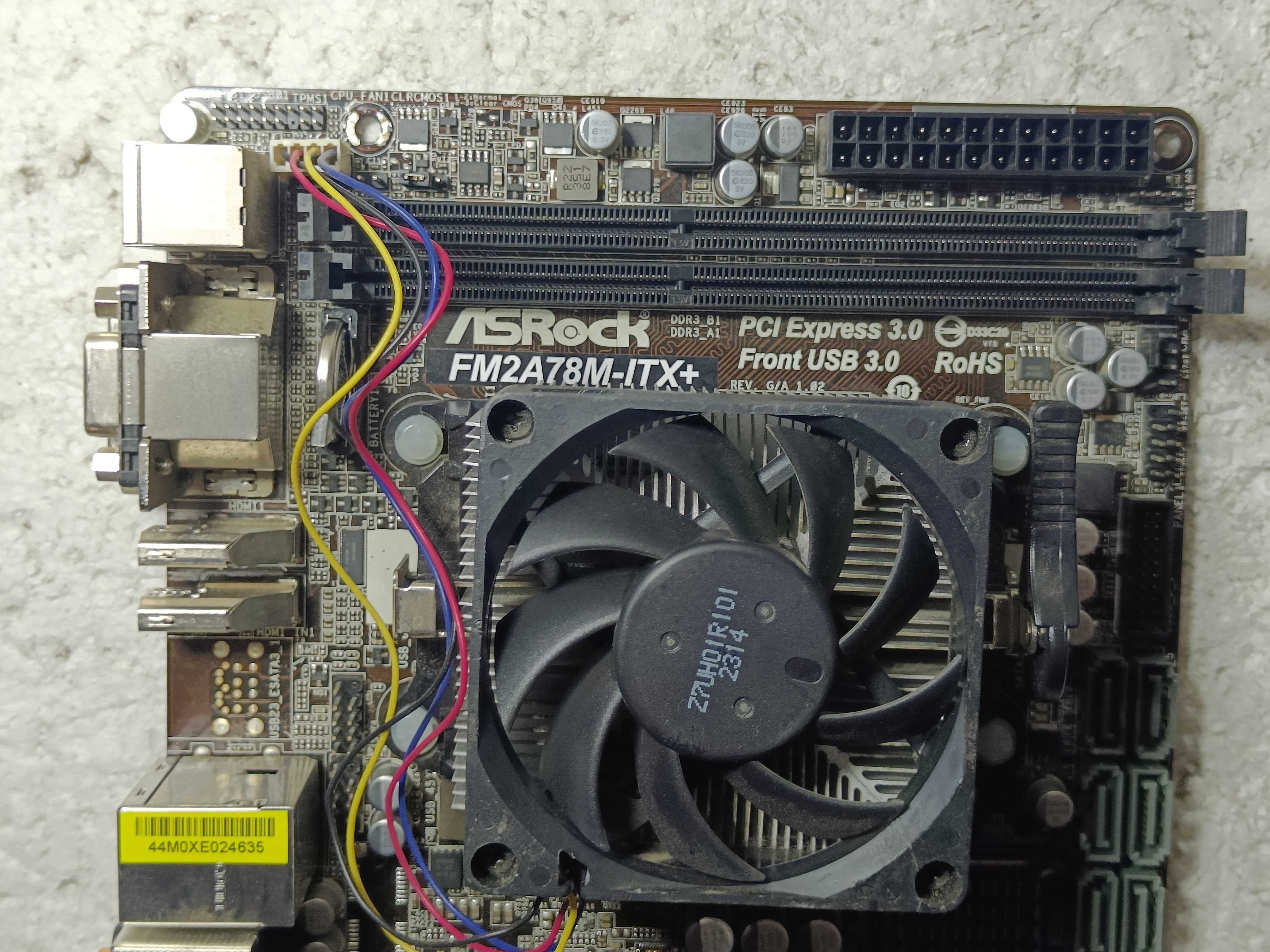 КОМПЛЕКТ Mini ITX - AMD AsRock FM2A78M-ITX+ + процесор AMD A10-5800K