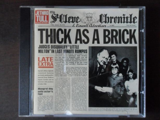 Jethro tull - Thick As A Brick cd