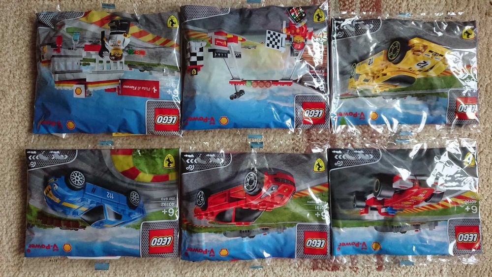 Klocki zestaw kolekcja LEGO Ferrari Shell V-Power 2014