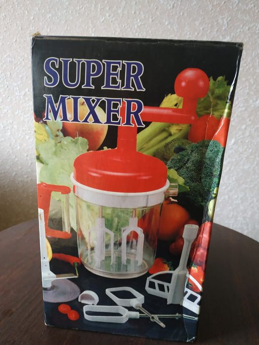 Super Mixer nowy z wymiennymi końcówkami