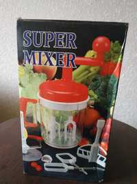 Super Mixer nowy z wymiennymi końcówkami